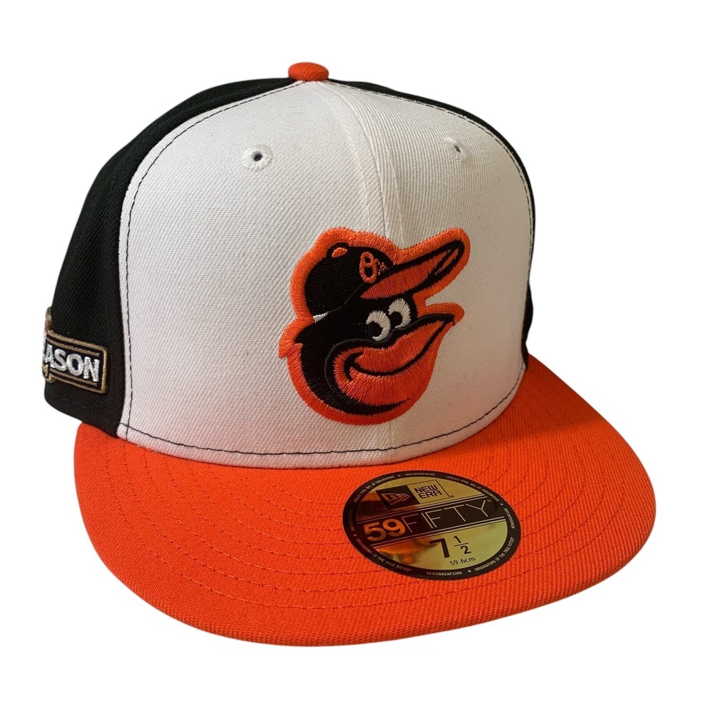 Baltimore Orioles New Era 59FIFTY 2024 Postseason Black Fitted Hat Size 7 1/2